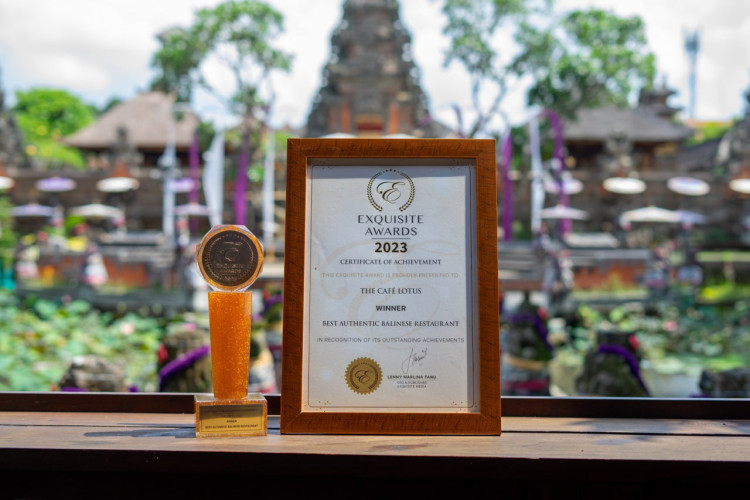 The Café Lotus Earns Prestigious Exquisite Awards 2023 For the Best Authentic Balinese Restaurant